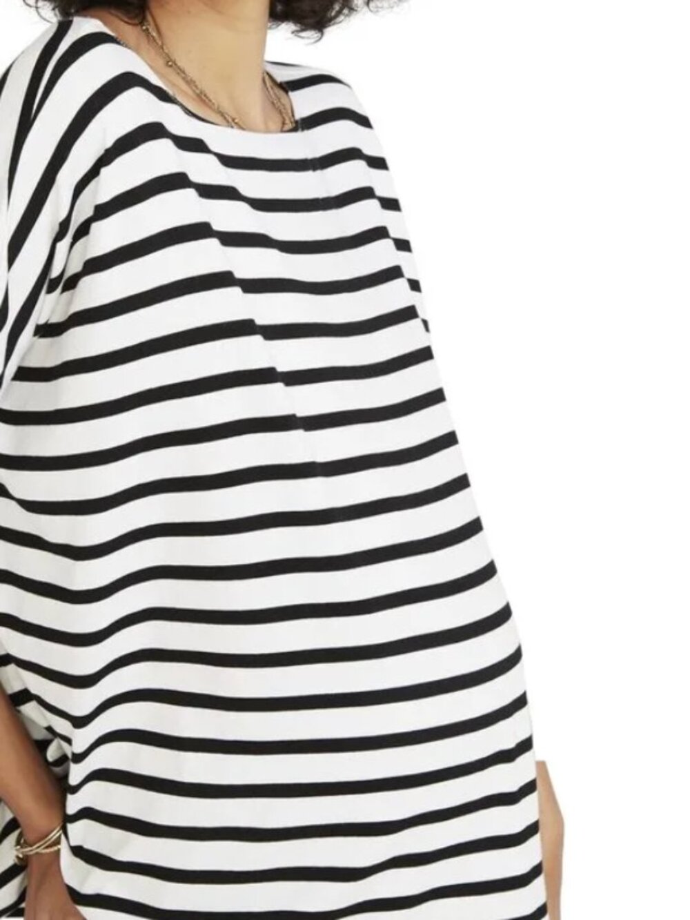 HATCH Maternity Chic Strip Midi Dress